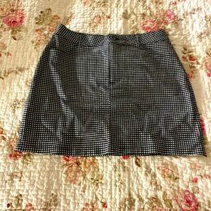 Forever 21, black and white checkered skirt, medium